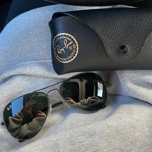Black Aviator Classic Rayban Sunglasses
